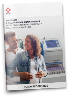 Tosoh Automated Glycohemoglobin Analyzer HLC-723G11<br>ß-Thalassaemia Analysis Mode